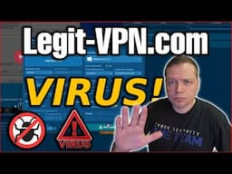 Legit-VPN.com Scam EXPOSED! VPN Virus Steals Your Accounts!