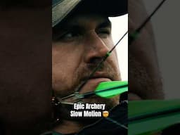 Epic Archery Slow Motion Shots 😮‍💨 #archery #slowmotion #highspeed #slomo