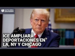 Trump ordena a ICE ampliar deportaciones de indocumentados en ciudades gobernadas por demócratas