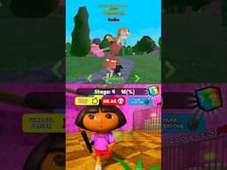 hungry candace vs police dora jumpscare 🤣 #shorts #roblox Roblox Obby