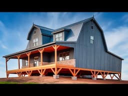 $750,000 Massive Barndominium Built in 12 Months — WITHOUT a Crew ||  By ‪@RRBuildings‬