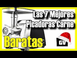 🥩🔥 Las 7 MEJORES Picadoras de Carne BUENAS y BARATAS de Amazon [2025]✅[Calidad/Precio] Eléctricas