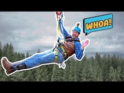 Treetop Zipline Adventure with Cowboy Jack | Outdoor Fun for Kids