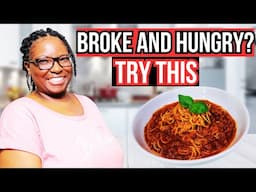 Extremely Budget Friendly Soul Food Sunday Dinner | Easy Spaghetti Recipe