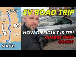 Tesla Model Y Long Range RWD, Real world range test! North to South UK. How difficult is it?!