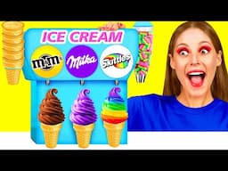 Mystery Ice Cream Challenge | Delicious Recipes by AZaZa Challenge