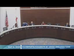 Board of Education Meeting --- May 6, 2025
