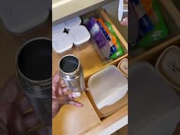 Organizing my food storage drawer! Makes meal prepping so much easier! Items linked in bio
