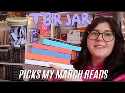 TBR Jar Picks my March Reads 📚