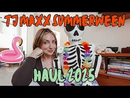 TJ Maxx Halloween Haul 2025! EEK! 💀🐚 Summerween!