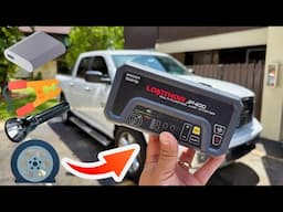 4 in 1 World's Smallest Jump Starter/ Power Bank/ Light/ Tire Inflator - Lokithor JP400!