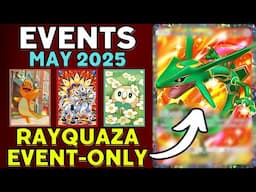 Datamined Events May 2025 + Get Rayquaza ASAP in TCG Pocket #pokemontcgpocket
