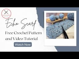 Echo Scarf Crochet Tutorial + Temu Sequin Yarn Review | Easy Statement Scarf Crochet Pattern DIY