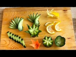 Make Your Salads Look Fancy in Just 5 Minutes | Simple and Creative Salad Garnishing Ideas