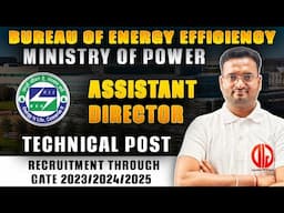 🎯 Crack BEE Assistant Director 2025 | GATE Based Govt Job Alert 🔥⚡ | Ministry of Power 👨‍🔬🇮🇳