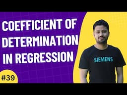 39. Coefficient of Determination in Regression Analysis | Mathematics for AI & Data Science | Bangla