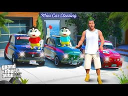 GTA 5: Franklin & Shinchan Stealing Every Mini Car In Gta5...! ( Gta5 mods )