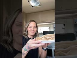 Sourdough Crepes In Truck Camper #truckcamperlife #rvlife #campcooking #sourdough #crepes