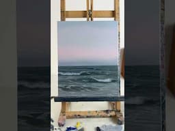 Painting serenity #artwork #oilpainting #beachpainting #oceanart