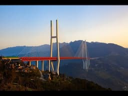 Beipanjiang Duge Bridge - Impossible Engineering: World's Highest Bridge - Engineering Documentary