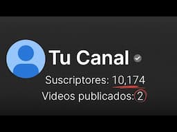 0 ➜ 10,000 Suscriptores con solo 2 VIDEOS