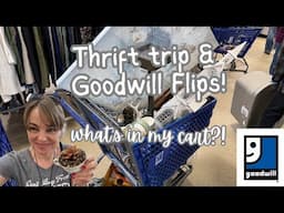 Thrifting at Goodwill for Modern Rustic Home decor to flip in my shop!