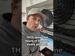 THIS saves me tons of time in my workshop!  #caraudiofabrication