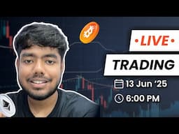 Crypto Live Trading | BTC, ETH, and Altcoins | Crypto Futures | 13 June - CoinDCX
