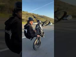 Best Surron wheelie! 🔥 #shortvideo #youtubeshorts
