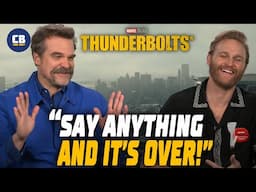 David Harbour & Wyatt Russell THREATENED By Marvel Over Avengers Doomsday? Thunderbolts* Interview