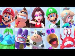 Mario Kart World - All Character Victory Animations