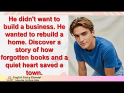 The Boy Who Rebuilt a Town with Books | An Inspiring English Story About Finding Your Purpose