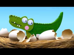 Baby Silly Crocodile Can't Find His Family - Stories For Kids