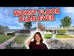 I Fixed the Worst Floor Plan I've Ever Seen (House Flip Before & After)