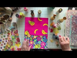 Adding A Stencil Layer To The Tissue Paper Backgrounds