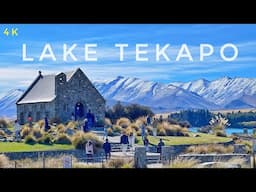 Lake Tekapo Autumn 2025 4K | The Most Picturesque Town NZ | South Island New Zealand Walking Tour