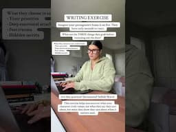 WRITING EXERCISE TO BECOME A BETTER WRITER #mywriters #writingtips #authortube #writingadvice