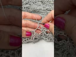 Adding tiny beads to my crochet dress for some sparkle