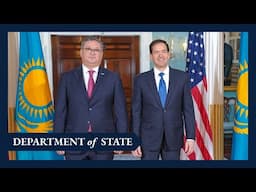 Secretary Rubio meets with Kazakhstan Deputy Prime Minister-Foreign Minister Murat Nurtleu