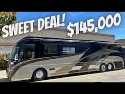 What makes this 2008 Country Coach Magna so cheap?
