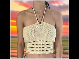Tuto top au crochet spécial gaucher @AlextitiaTutoCrochet