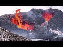 Underwater Volcanic Eruption In Grímsey North Of Iceland Meradalir Fagradalsfjall Volcano