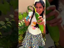 Fresh Vegetables Grown by a 7-Year-Old in Dubai - Rishita’s Kitchen Garden Harvest #kids #farming