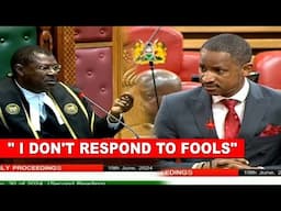 FULL PARLIAMENT DRAMA!! Cs Mudavadi almost walked away afetr he faces hard questions from Mpss