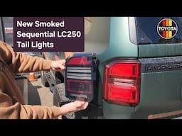 LC250 New Smoked Tail Lights - PrismBeam Sequential