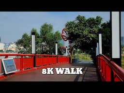 8K Walk : Cầu Ông Cậy Thủ Thiêm công viên bờ sông Sài Gòn