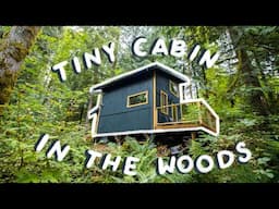 Tiny Cabin In The Woods Tour | Near Seattle WA