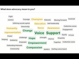 Advocacy 101 webcast: Save your Skin Foundation and The Leukemia & Lymphoma Society of Canada (LLSC)