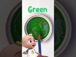 Mixing colors! What colors make purple?! #shorts #cocomelon #dance #song #nurseryrhymes #learning