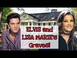 ELVIS PRESLEY Grave & LISA MARIE PRESLEY Grave - Graceland Graveyard Picnic